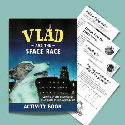 Vlad and the Space Race Activity Book cover